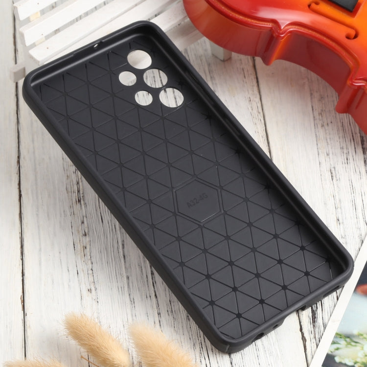 For Samsung Galaxy A32 4G Litchi Texture Sliding Camshield TPU Phone Case