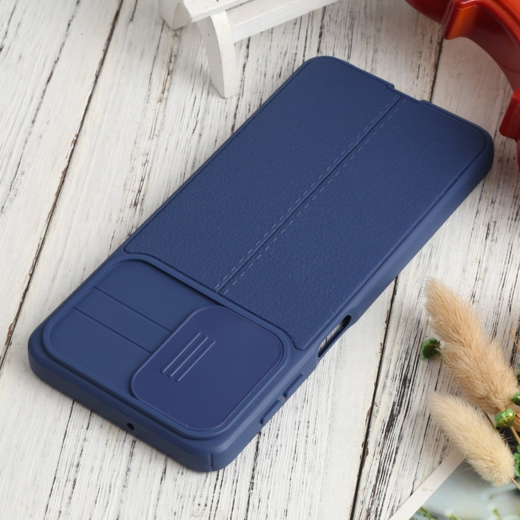 For Samsung Galaxy A32 5G Litchi Texture Sliding Camshield TPU Phone Case