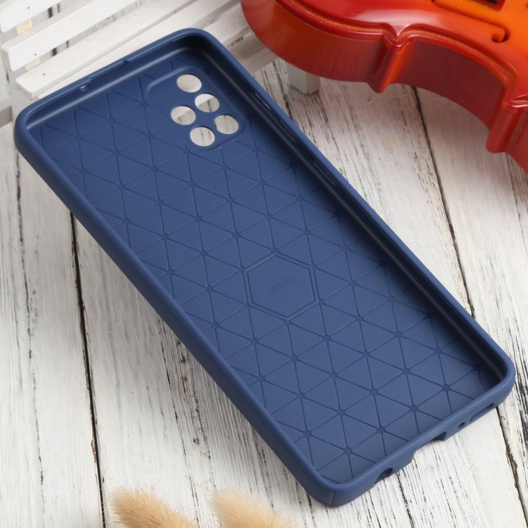 For Samsung Galaxy A51 4G Litchi Texture Sliding Camshield TPU Phone Case