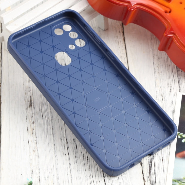 For Samsung Galaxy M21 / M31 Litchi Texture Sliding Camshield TPU Phone Case