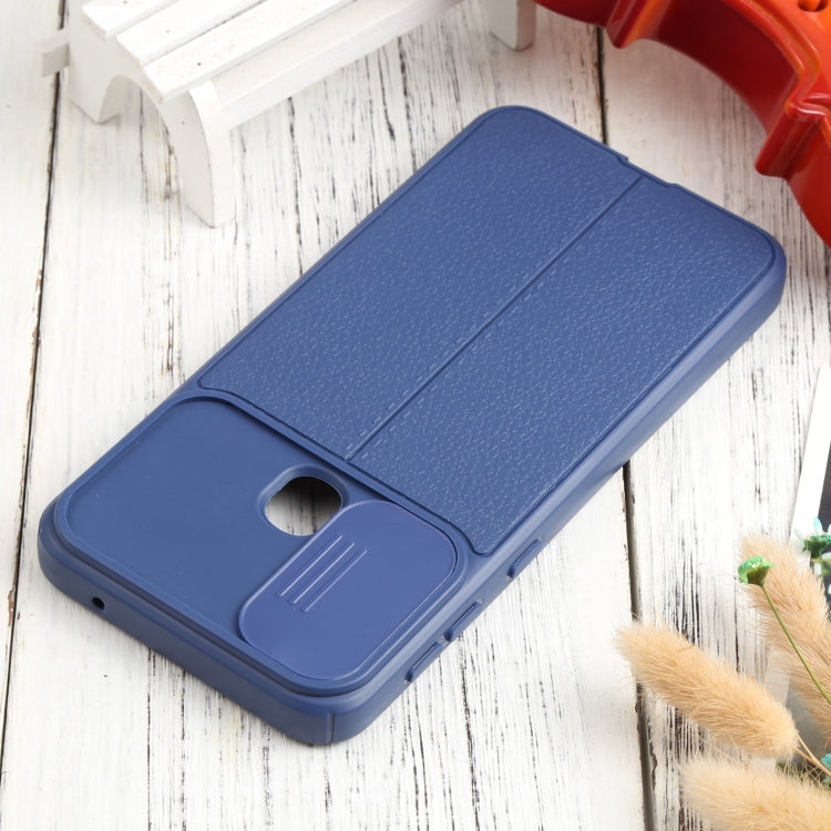 For Samsung Galaxy M21 / M31 Litchi Texture Sliding Camshield TPU Phone Case