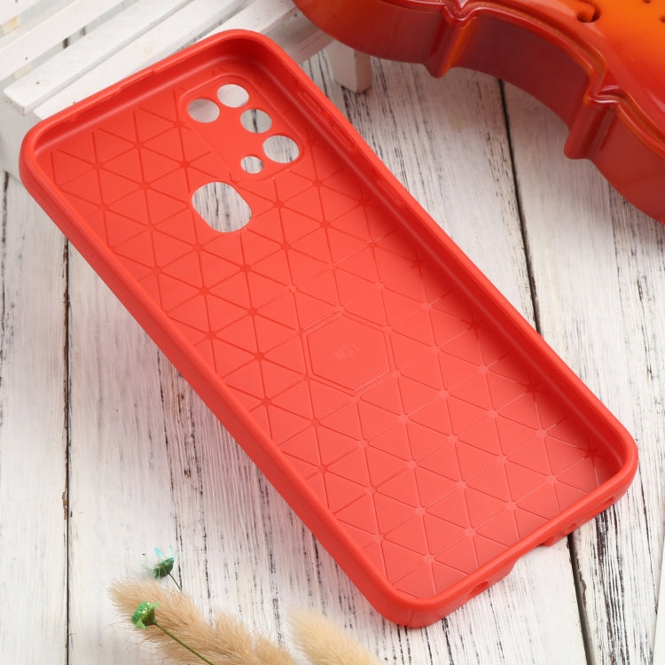 For Samsung Galaxy M21 / M31 Litchi Texture Sliding Camshield TPU Phone Case