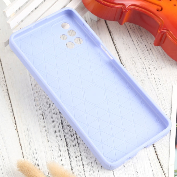 For Samsung Galaxy M51 Litchi Texture Sliding Camshield TPU Phone Case
