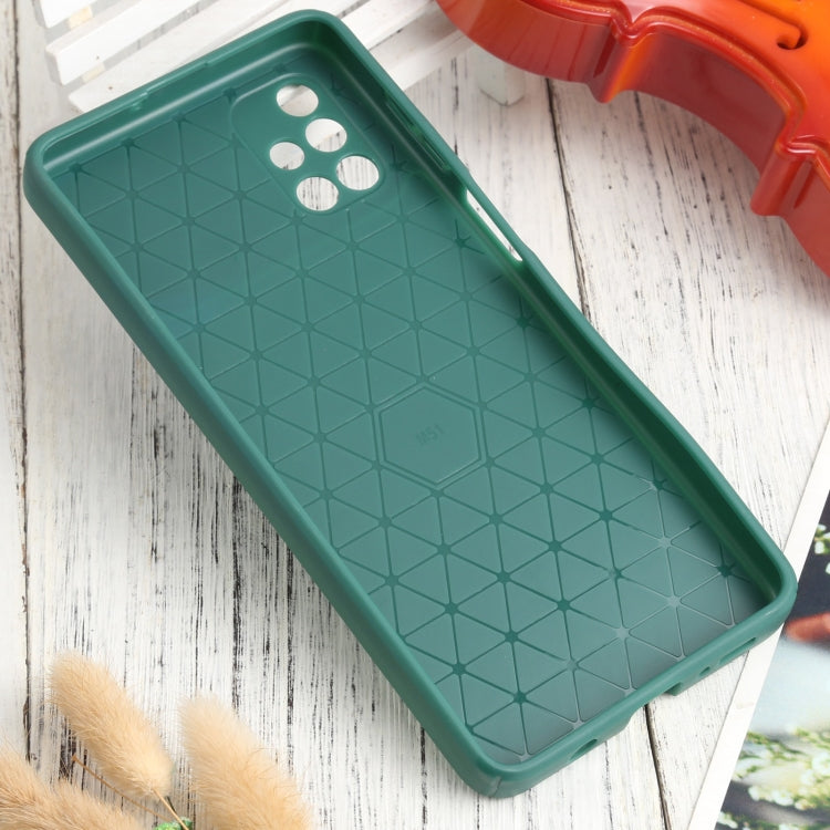 For Samsung Galaxy M51 Litchi Texture Sliding Camshield TPU Phone Case