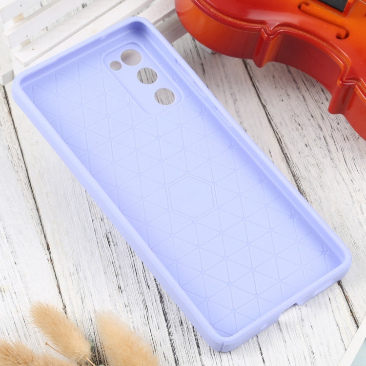 For Samsung Galaxy S20 FE Litchi Texture Sliding Camshield TPU Phone Case