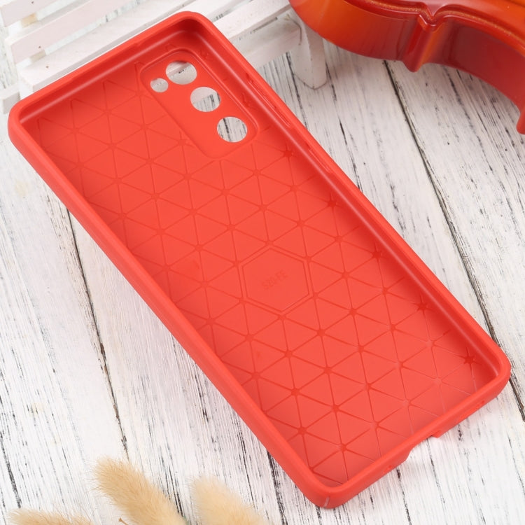 For Samsung Galaxy S20 FE Litchi Texture Sliding Camshield TPU Phone Case