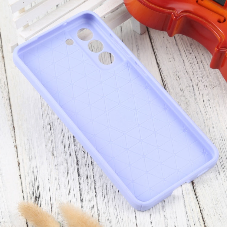 For Samsung Galaxy S21 FE 5G Litchi Texture Sliding Camshield TPU Phone Case
