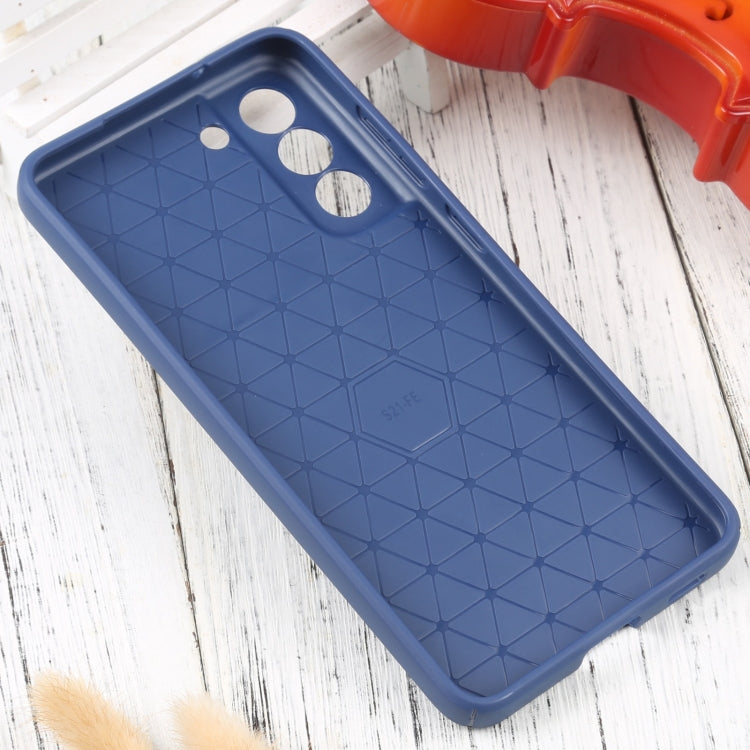 For Samsung Galaxy S21 FE 5G Litchi Texture Sliding Camshield TPU Phone Case