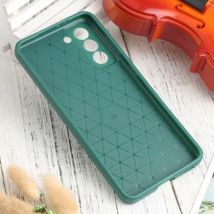 For Samsung Galaxy S30 / S21 Litchi Texture Sliding Camshield TPU Phone Case