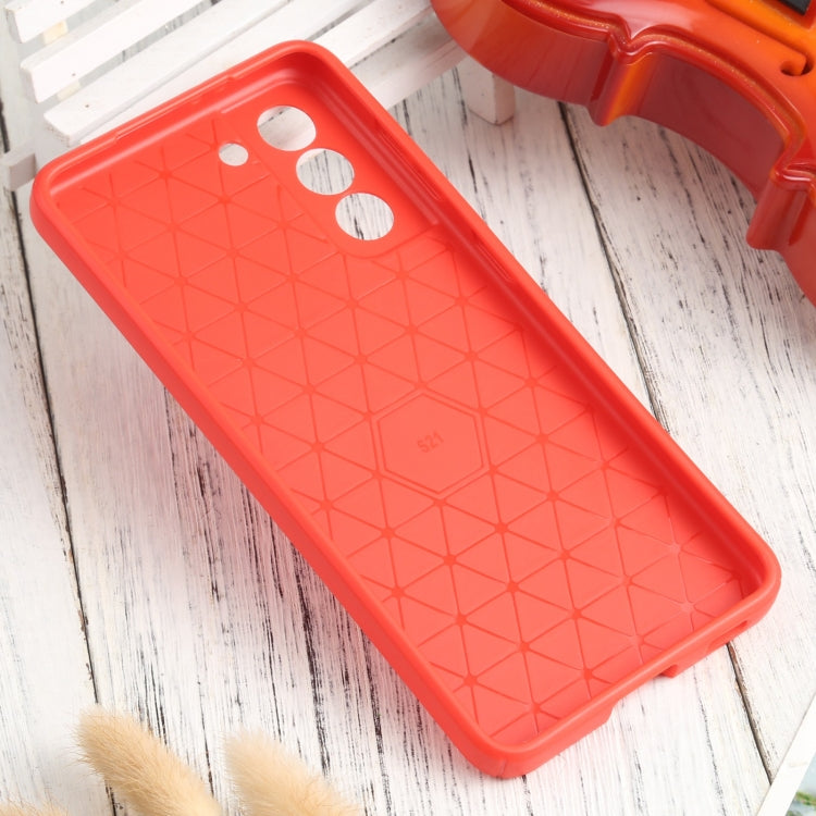 For Samsung Galaxy S30 / S21 Litchi Texture Sliding Camshield TPU Phone Case
