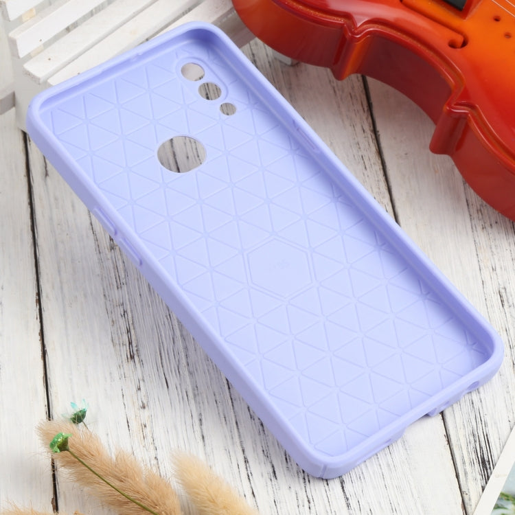 For Samsung Galaxy A10s Litchi Texture Sliding Camshield TPU Phone Case