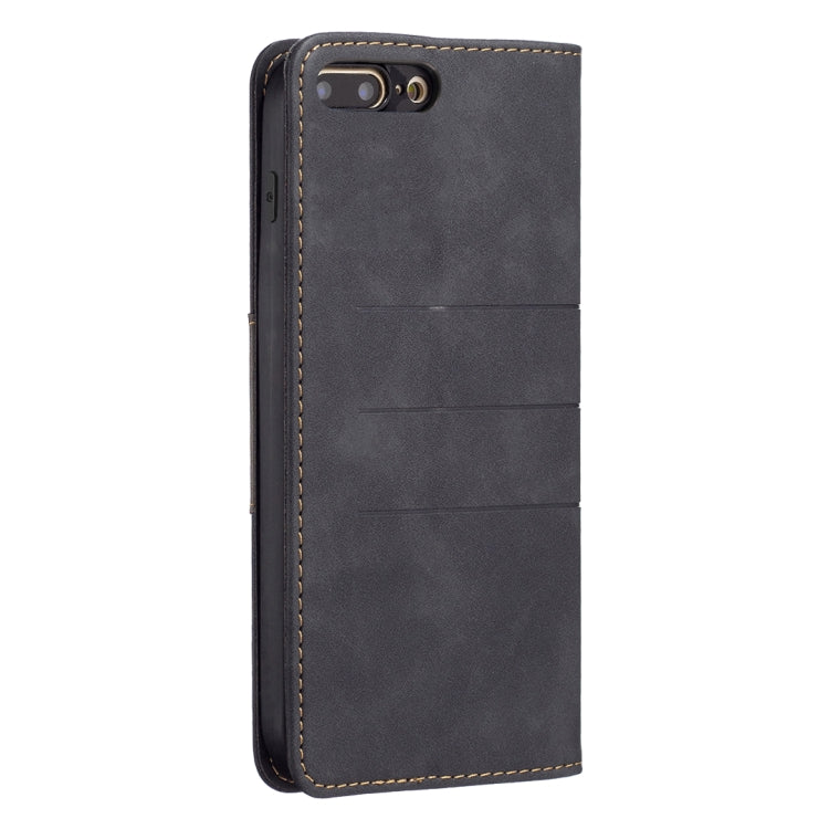 Magnetic Splicing Leather Phone Case For iPhone 8 Plus / 7 Plus