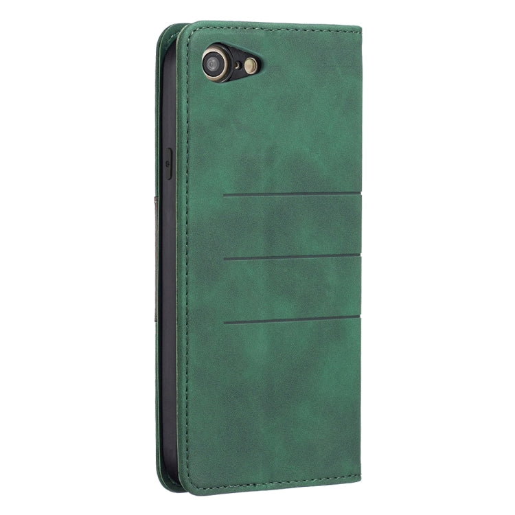 For iPhone SE 2022 / SE 2020 / 8 / 7 Magnetic Splicing Leather Phone Case