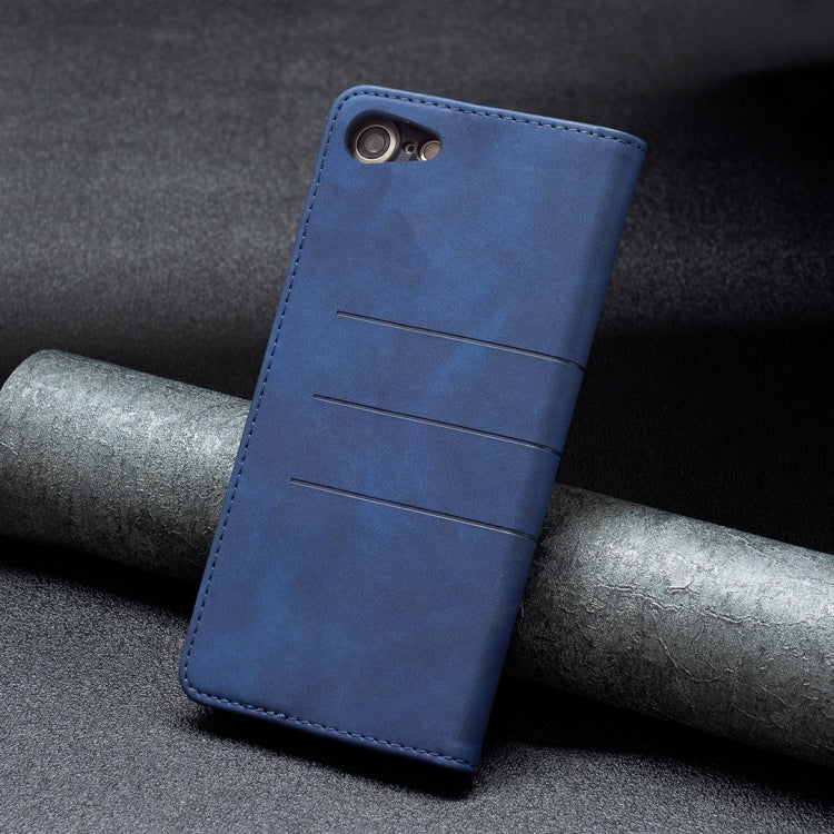 For iPhone SE 2022 / SE 2020 / 8 / 7 Magnetic Splicing Leather Phone Case