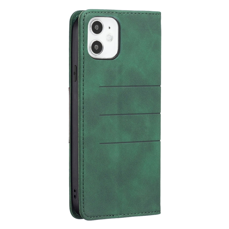 For iPhone 11 Magnetic Splicing Leather Phone Case