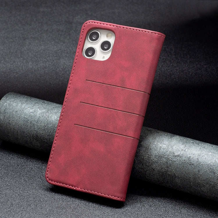For iPhone 11 Pro Magnetic Splicing Leather Phone Case