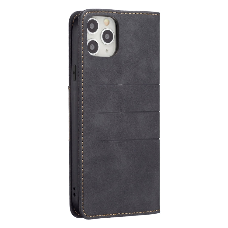 For iPhone 11 Pro Magnetic Splicing Leather Phone Case