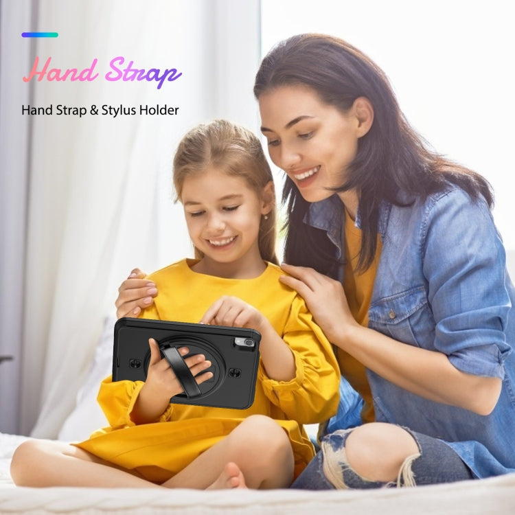 For iPad mini 6 Shockproof TPU + PC Tablet Case with Holder & Pen Slot & Shoulder Strap