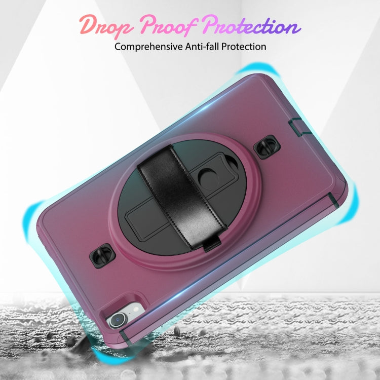 For iPad mini 6 Shockproof TPU + PC Tablet Case with Holder & Pen Slot & Shoulder Strap
