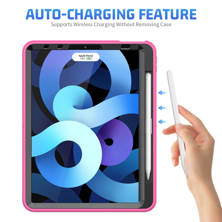 Shockproof TPU + PC Tablet Case with Holder & Pen Slot & Shoulder Strap For iPad iPad Air 2022 / 2020 10.9