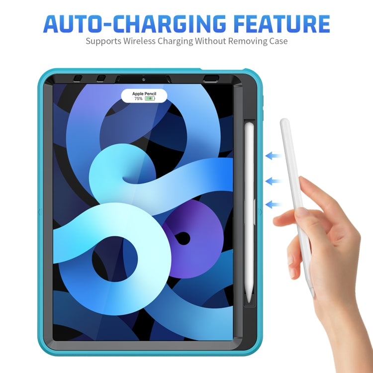 Shockproof TPU + PC Tablet Case with Holder & Pen Slot & Shoulder Strap For iPad iPad Air 2022 / 2020 10.9
