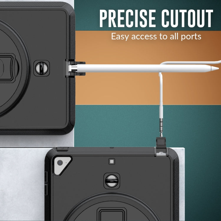 Shockproof TPU + PC Tablet Case with Holder & Pen Slot & Shoulder Strap For iPad mini 2019 / mini 4