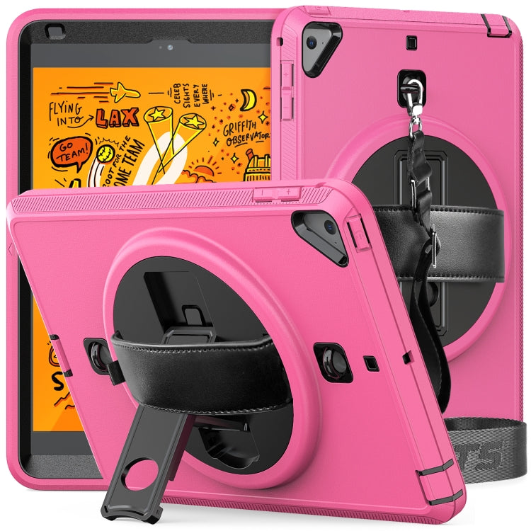Shockproof TPU + PC Tablet Case with Holder & Pen Slot & Shoulder Strap For iPad mini 2019 / mini 4