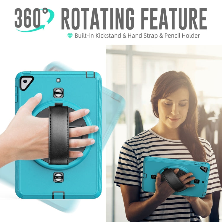 Shockproof TPU + PC Tablet Case with Holder & Pen Slot & Shoulder Strap For iPad mini 2019 / mini 4