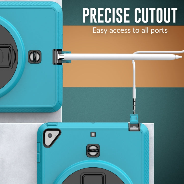 Shockproof TPU + PC Tablet Case with Holder & Pen Slot & Shoulder Strap For iPad mini 2019 / mini 4