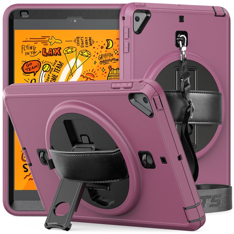Shockproof TPU + PC Tablet Case with Holder & Pen Slot & Shoulder Strap For iPad mini 2019 / mini 4