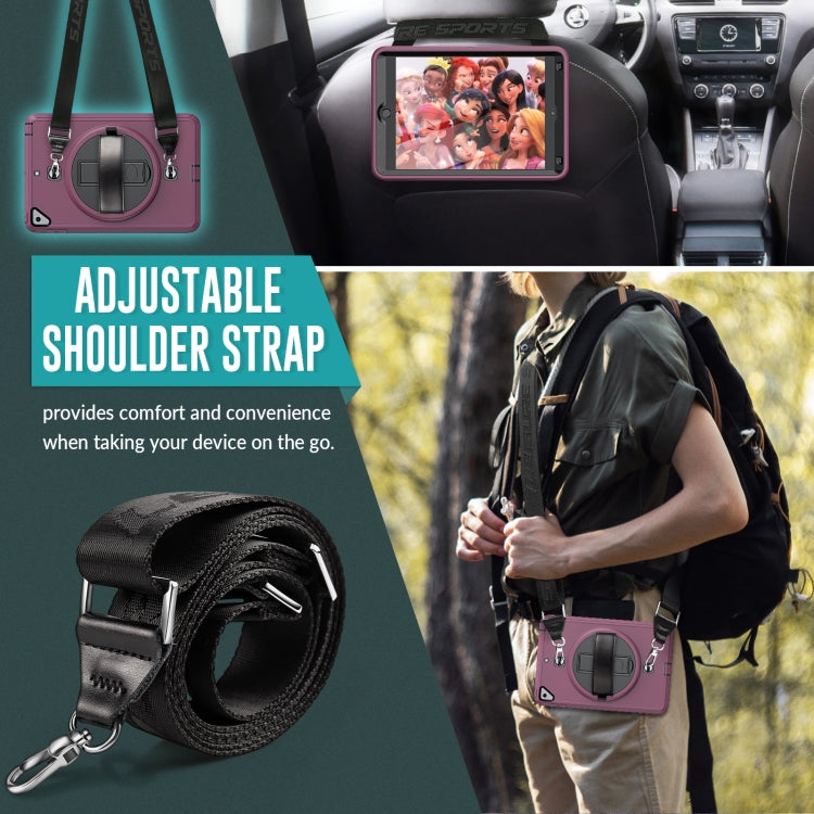 Shockproof TPU + PC Tablet Case with Holder & Pen Slot & Shoulder Strap For iPad mini 2019 / mini 4