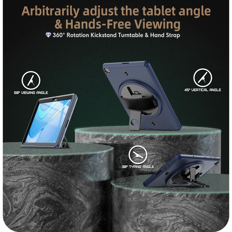 For Huawei Matepad T 10 / T 10S Shockproof TPU + PC Tablet Case with Holder & Pen Slot & Shoulder Strap