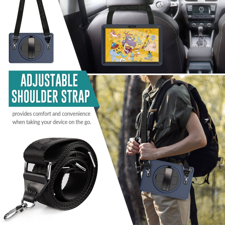 For Huawei Matepad T 10 / T 10S Shockproof TPU + PC Tablet Case with Holder & Pen Slot & Shoulder Strap
