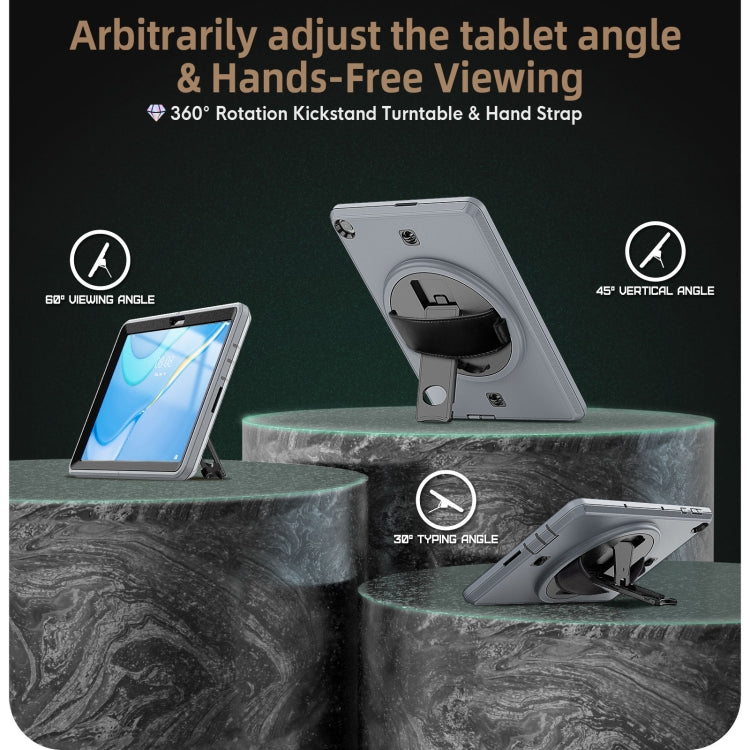 For Huawei Matepad T 10 / T 10S Shockproof TPU + PC Tablet Case with Holder & Pen Slot & Shoulder Strap