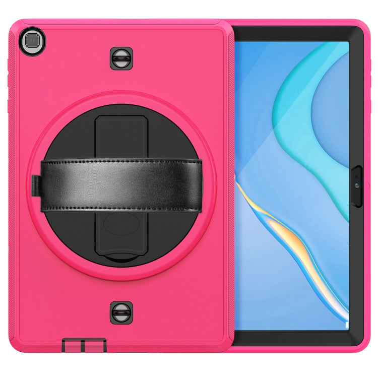 For Huawei Matepad T 10 / T 10S Shockproof TPU + PC Tablet Case with Holder & Pen Slot & Shoulder Strap