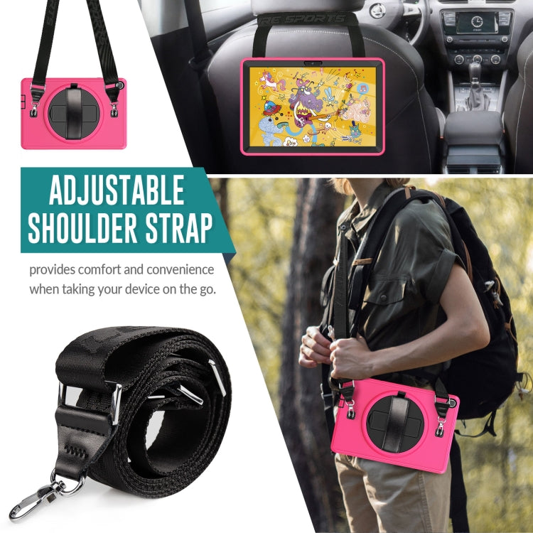 For Huawei Matepad T 10 / T 10S Shockproof TPU + PC Tablet Case with Holder & Pen Slot & Shoulder Strap