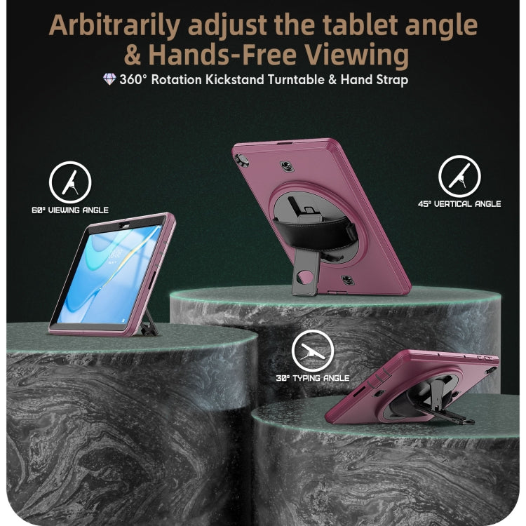 For Huawei Matepad T 10 / T 10S Shockproof TPU + PC Tablet Case with Holder & Pen Slot & Shoulder Strap