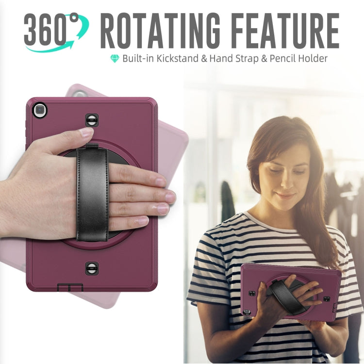 For Huawei Matepad T 10 / T 10S Shockproof TPU + PC Tablet Case with Holder & Pen Slot & Shoulder Strap