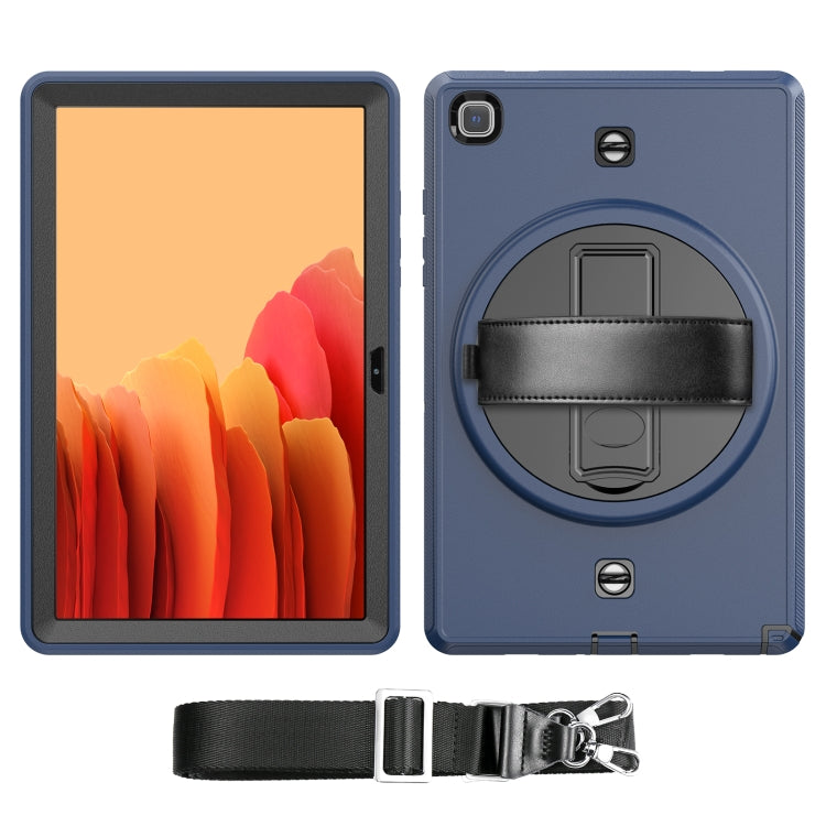For Samsung Galaxy Tab A7 10.4 T500 / T505 Shockproof TPU + PC Tablet Case with Holder & Pen Slot & Shoulder Strap