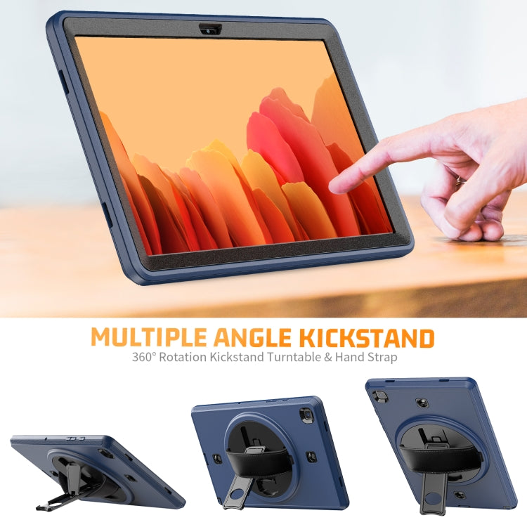 For Samsung Galaxy Tab A7 10.4 T500 / T505 Shockproof TPU + PC Tablet Case with Holder & Pen Slot & Shoulder Strap