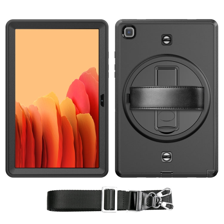 For Samsung Galaxy Tab A7 10.4 T500 / T505 Shockproof TPU + PC Tablet Case with Holder & Pen Slot & Shoulder Strap