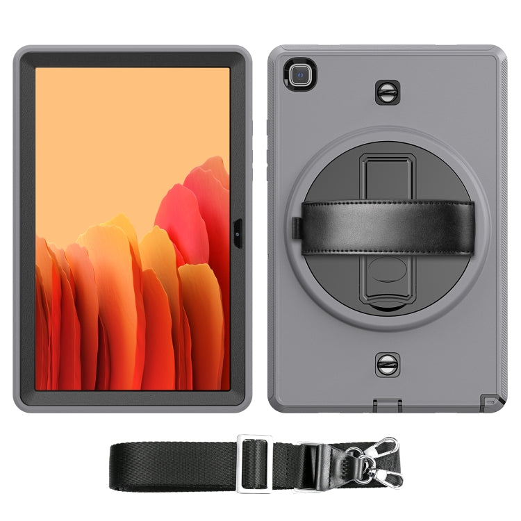For Samsung Galaxy Tab A7 10.4 T500 / T505 Shockproof TPU + PC Tablet Case with Holder & Pen Slot & Shoulder Strap