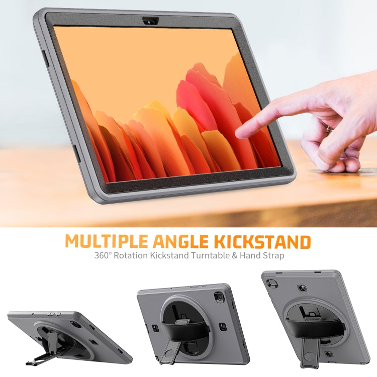 For Samsung Galaxy Tab A7 10.4 T500 / T505 Shockproof TPU + PC Tablet Case with Holder & Pen Slot & Shoulder Strap