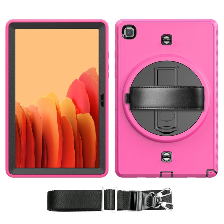 For Samsung Galaxy Tab A7 10.4 T500 / T505 Shockproof TPU + PC Tablet Case with Holder & Pen Slot & Shoulder Strap