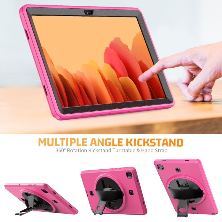 For Samsung Galaxy Tab A7 10.4 T500 / T505 Shockproof TPU + PC Tablet Case with Holder & Pen Slot & Shoulder Strap