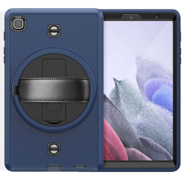 For Samsung Galaxy Tab A7 Lite T220 / T225 Shockproof TPU + PC Tablet Case with Holder & Pen Slot & Shoulder Strap