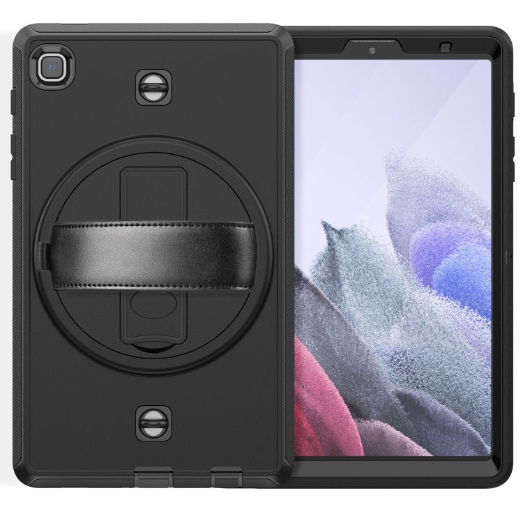 For Samsung Galaxy Tab A7 Lite T220 / T225 Shockproof TPU + PC Tablet Case with Holder & Pen Slot & Shoulder Strap