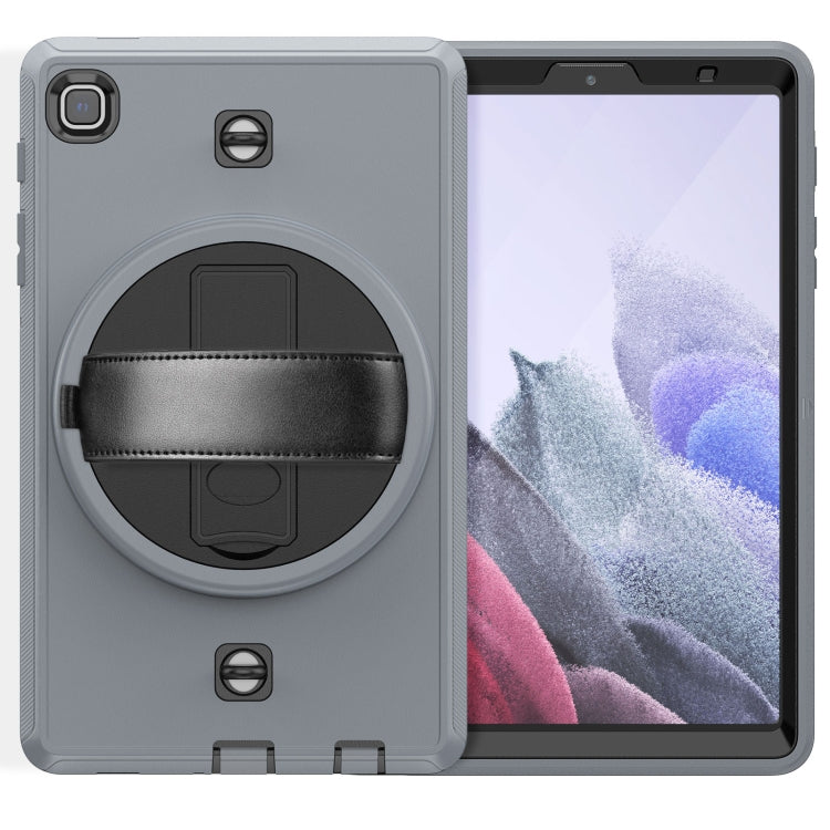For Samsung Galaxy Tab A7 Lite T220 / T225 Shockproof TPU + PC Tablet Case with Holder & Pen Slot & Shoulder Strap