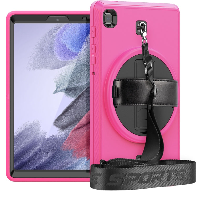 For Samsung Galaxy Tab A7 Lite T220 / T225 Shockproof TPU + PC Tablet Case with Holder & Pen Slot & Shoulder Strap