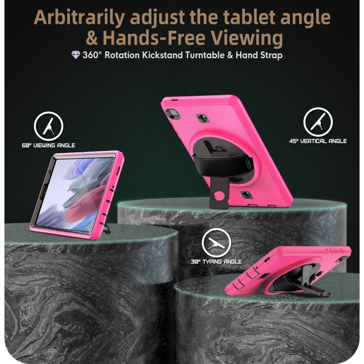 For Samsung Galaxy Tab A7 Lite T220 / T225 Shockproof TPU + PC Tablet Case with Holder & Pen Slot & Shoulder Strap